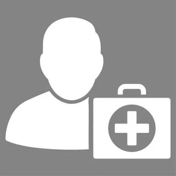 First Aid Man Icon イラスト素材