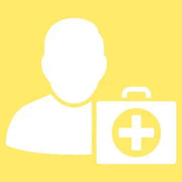 First Aid Man Icon Stockillustratie