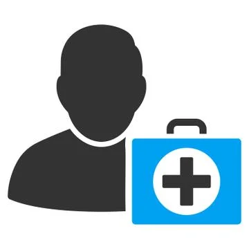 First Aid Man Icon Illustrazione stock