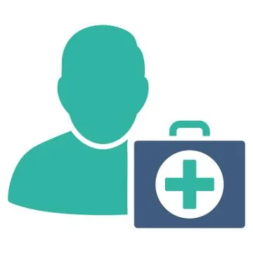 First Aid Man Icon Stock Illustration