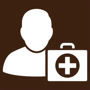 First Aid Man Icon Stockillustratie