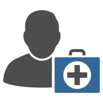 First Aid Man Icon Stock Illustration