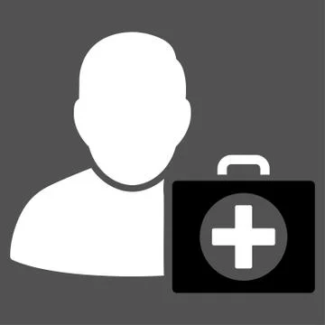 First Aid Man Icon イラスト素材