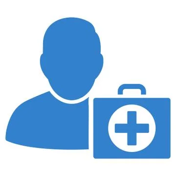 First Aid Man Icon Stock Illustration