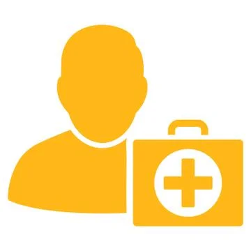 First Aid Man Icon Stockillustratie