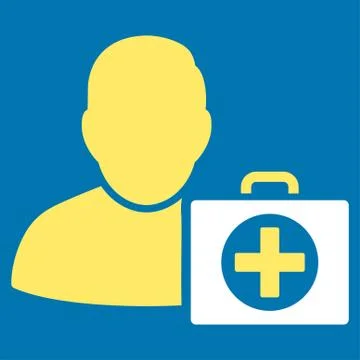 First Aid Man Icon Stock Illustration