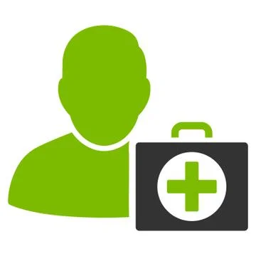First Aid Man Icon Stockillustratie