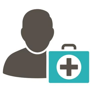 First Aid Man Icon Stock Illustration