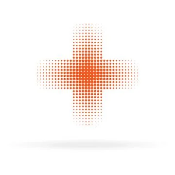 First aid. Medical cross vector icon. Medicinal and pharmacy sign. Stock Illustration