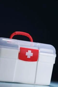 First aid pack Stock Photos