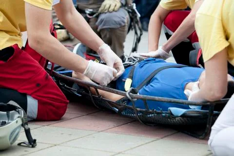First aid Stock Photos