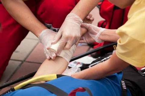 First aid Stock Photos