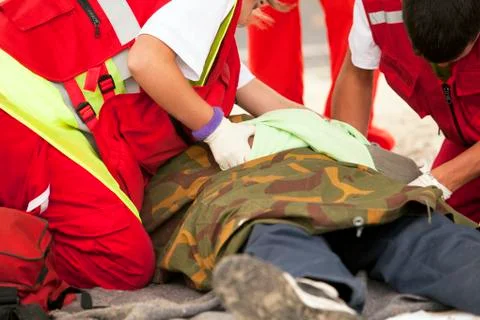 First aid Foto stock