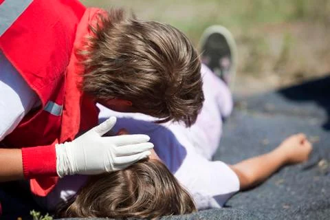 First aid Stock Photos