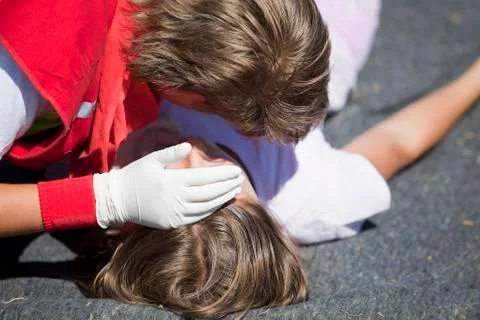 First aid Stock Photos