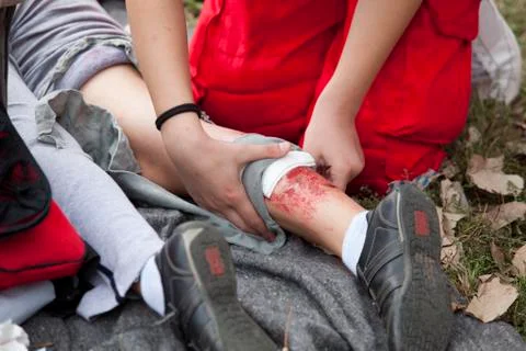 First aid Stock Photos