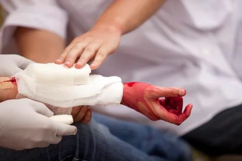 First aid Stock Photos