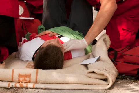 First aid Stock Photos