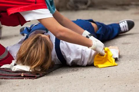 First aid Stock Photos