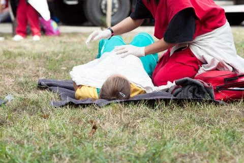 First aid Stock Photos