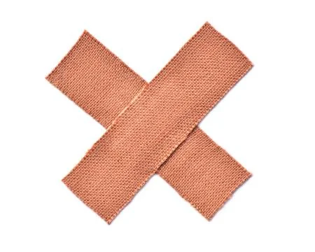 First-aid plaster Foto stock