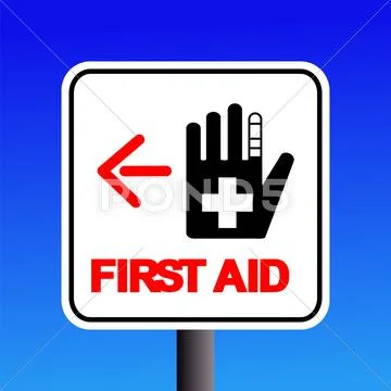 First aid sign Stock Illustration