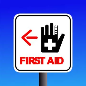 First aid sign Stock Illustration
