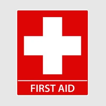 First Aid Sign Stock Illustration