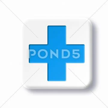First aid symbol, artwork Stock Illustration