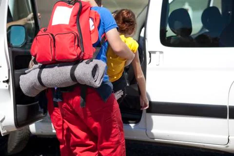 First aid training Stock Photos