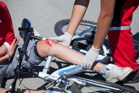 First aid training Stock Photos