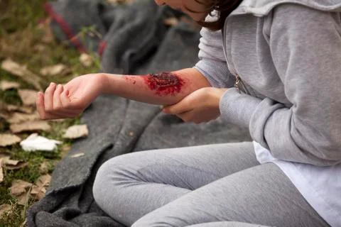 First aid training Stock Photos