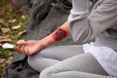 First aid training Foto stock