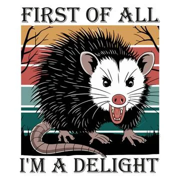 First of all I'm a delight Stock Illustration