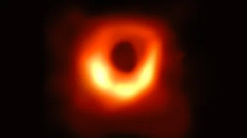 First black hole digital animation Stock Footage 106617018