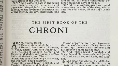 The First Book Of The Chronicles Stock Footage 247825758