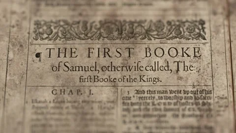 The First Book of Samuel Stock Footage 151037362