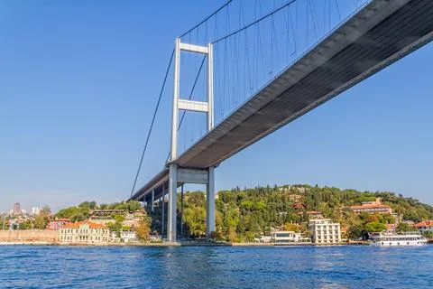 First Bosphorus bridge Stock Photos