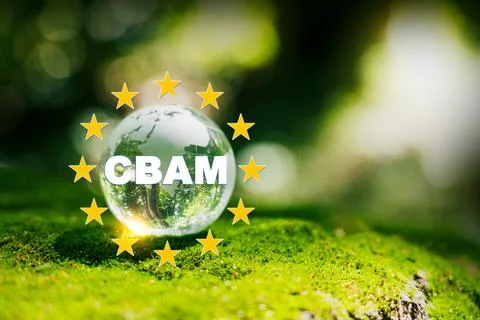 The first carbon-tariff system, the EU Carbon Border Adjustment Mechanism (.. Stock Photos