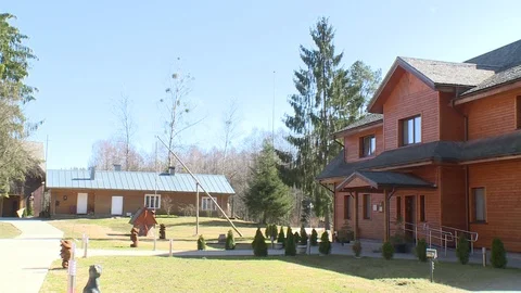 First certificated passive house in Lithuania Stock Footage 104343232