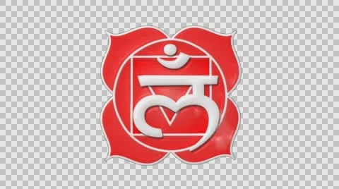 First Chakra Muladhara Or Root Chakra Stock Footage 63823618