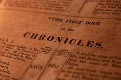 First Chronicles Stock Photos