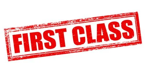 First class Stock Illustration