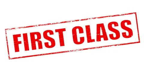 First class Stock Illustration