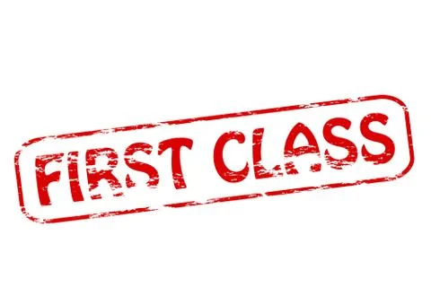 First class Stock Illustration