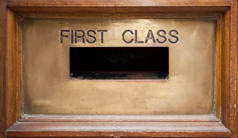 First class mail box Stock Photos