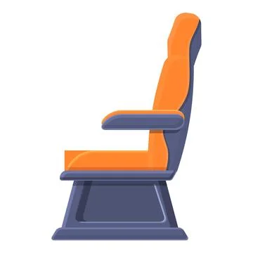 First class soft armchair icon, cartoon style イラスト素材