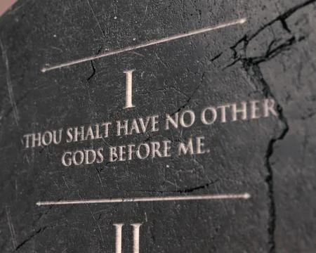 First Commandment Illustration