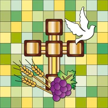 First communion Stock Illustration