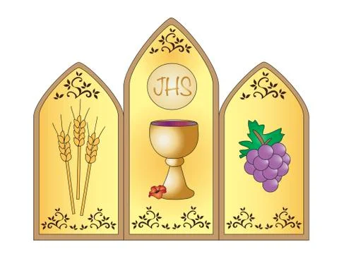 First communion Stock Illustration